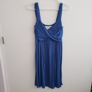 Max Studio Blue Sleeveless Dress Size M
